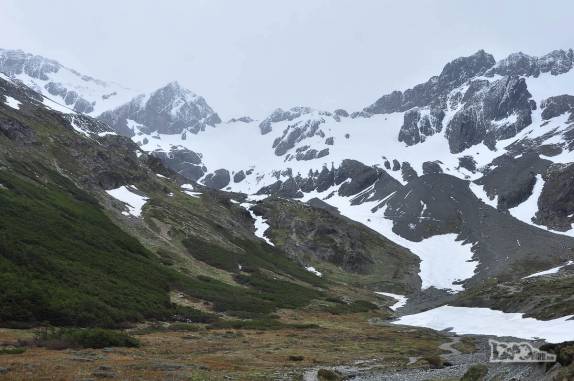Chegando ao glaciar Martial, em Ushuaia, no sul da Terra do Fogo, na Argentina